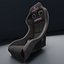 Vertex Bride Funky Queen Zieg IV Wide Seat Black Funky Queen Pink Super Aramid Carbon Shell 3D Model