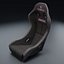 Vertex Bride Funky Queen Zieg IV Wide Seat Black Funky Queen Pink Super Aramid Carbon Shell 3D Model