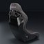 Vertex Bride Funky Queen Zieg IV Wide Seat Black Funky Queen Pink Super Aramid Carbon Shell 3D Model
