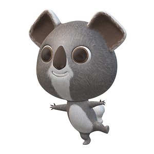3D Baby koala bear