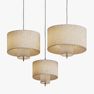 Baihuan Silent Lantern Fabric Pendant Lights