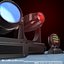 3d model moving heads spot light