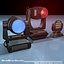 3d model moving heads spot light