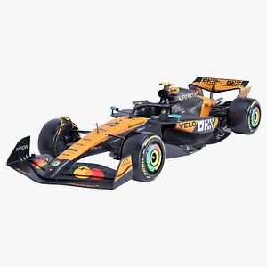 F1 2025 Mclaren MCL39 Formula 1 Race Car Low-poly 3D model