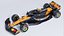 F1 2025 Mclaren MCL39 Formula 1 Race Car Low-poly 3D model