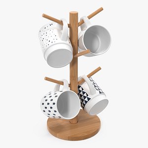 Kitchen Mug Tree Stand Set