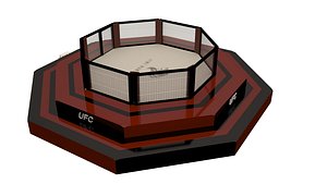 3D model ufc sport box