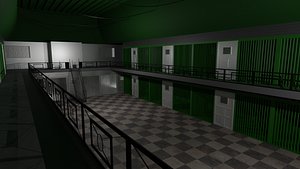3D Prison Interior