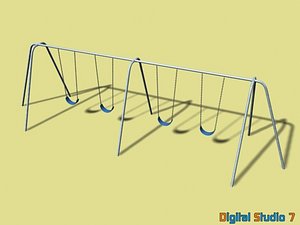 4 Seat Swing Set.max