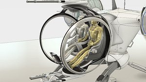 3d bubble ship cad model