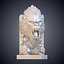 Gorilla Bookend Sculpture 3D Model PM-19