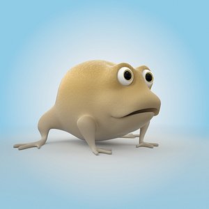 Desert Rain Frog 3D model