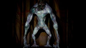 3D model Monstr-Zombie