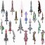 PACOTE 20 MODELOS DE ESPADA ESTILIZADA 4 - LOW POLY