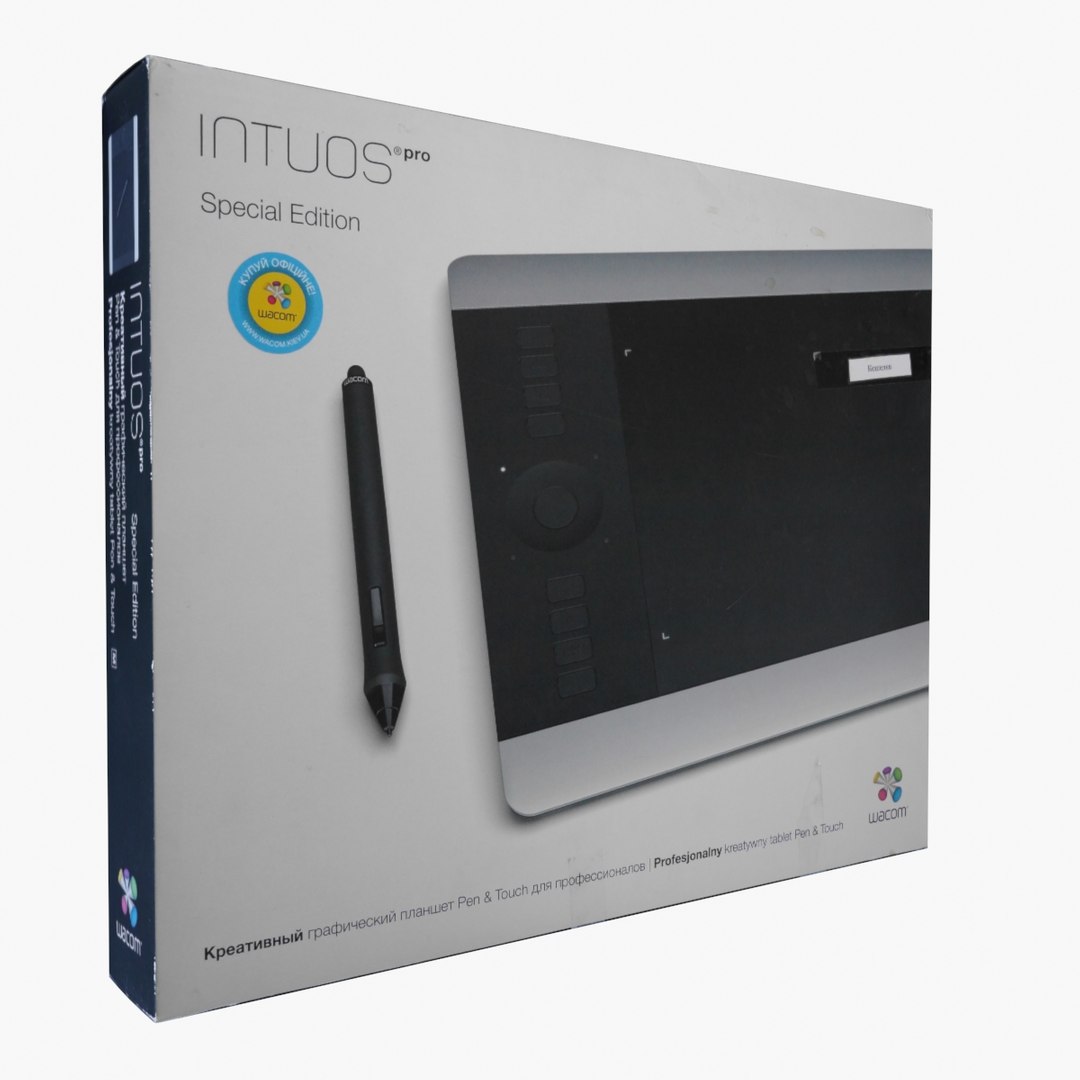 3D box intuos pro model - TurboSquid 1641954