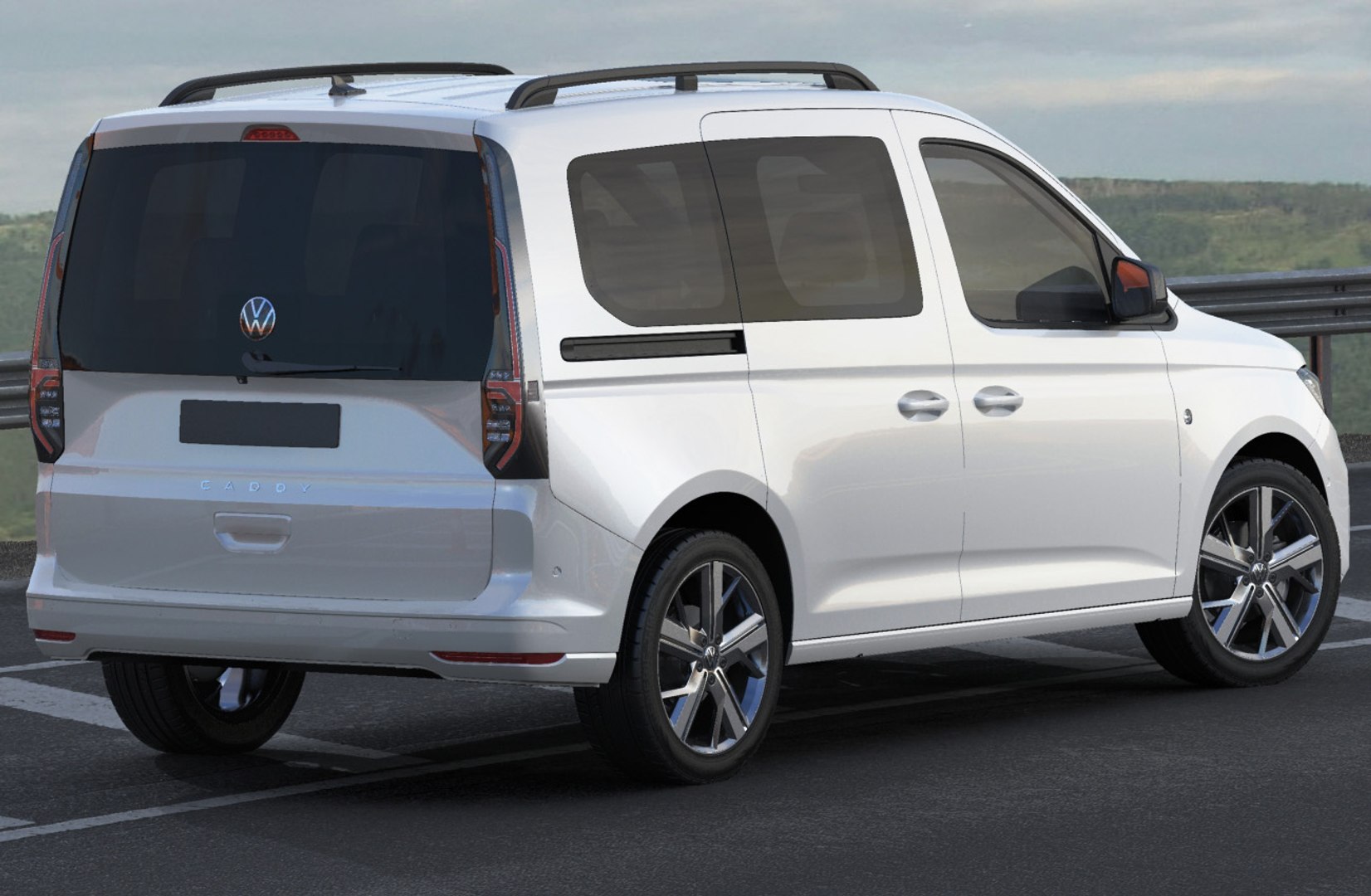 VW Caddy 3d модель