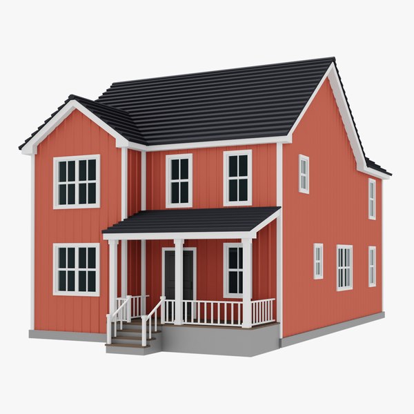 3D model Classic american house