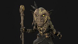 Goblin Shaman Two 3D