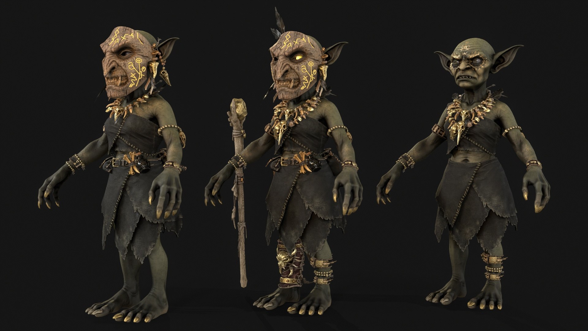Goblin Shaman Two 3D https://p.turbosquid.com/ts-thumb/uT/5hZVS4/ld/desktop_015/jpg/1781118082/1920x1080/fit_q87/6622a2e01327c0fd5e8053a5be2747363fe9da90/desktop_015.jpg