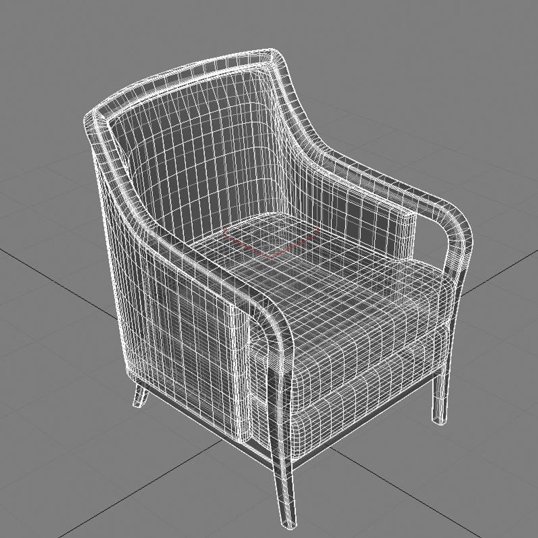 armchair 3d obj