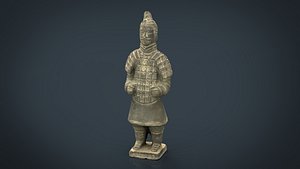 3D terracotta warriors soldier type