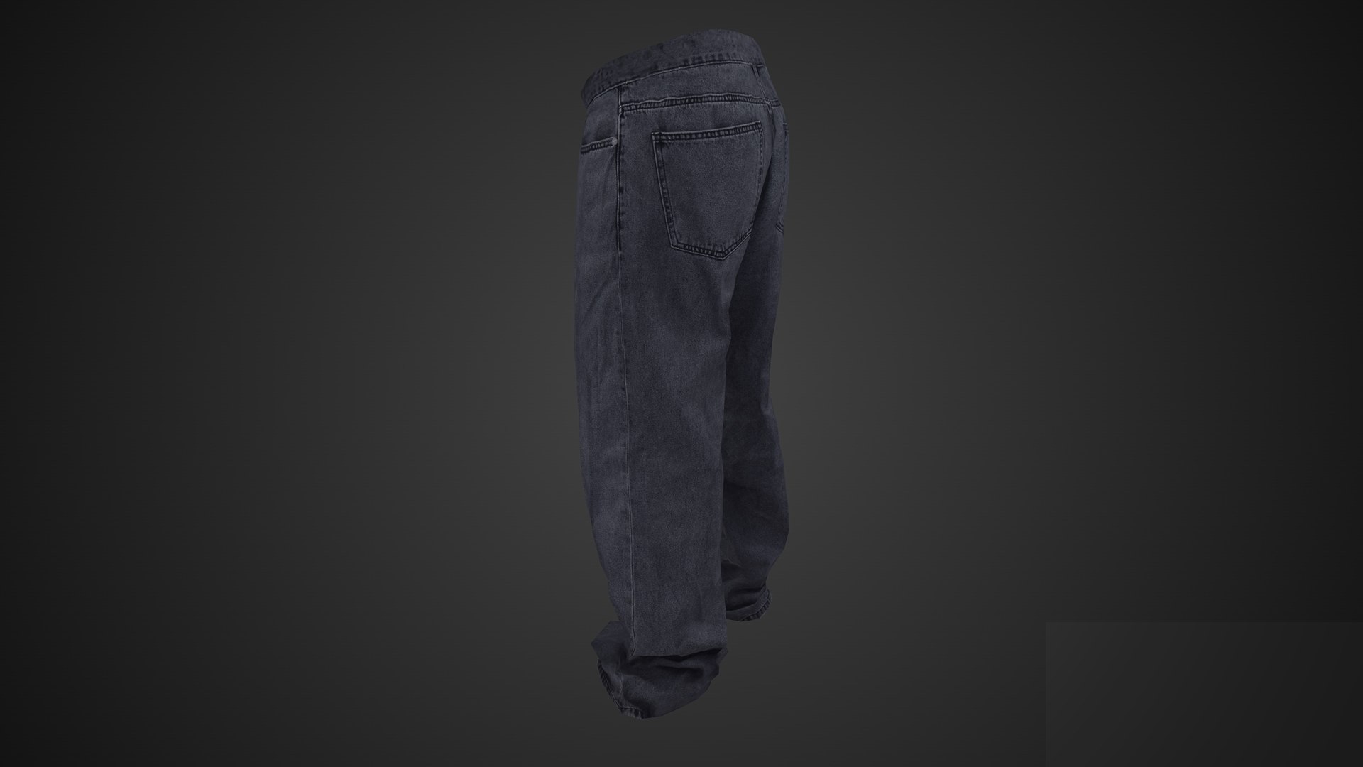 3D Game Ready Gray Pants model - TurboSquid 2025381