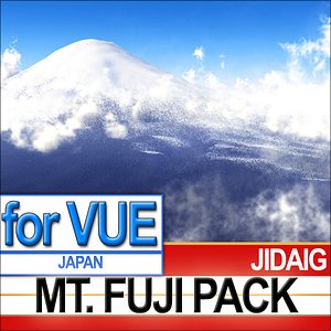 package mt fuji 3d model