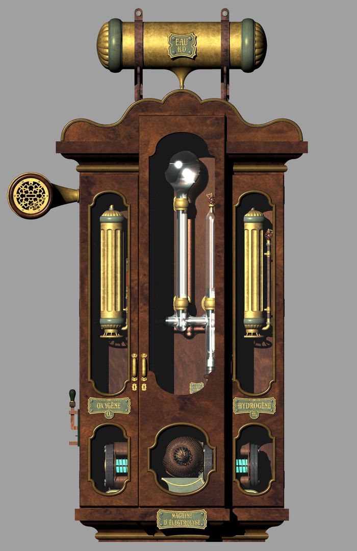 Steampunk Machine 3 3D Model - TurboSquid 1393190