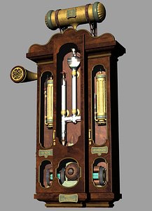 steampunk machine 3 3D model