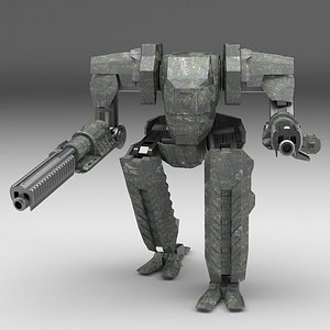 Mech robot Rigged