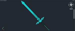 dark repulser sword dwg