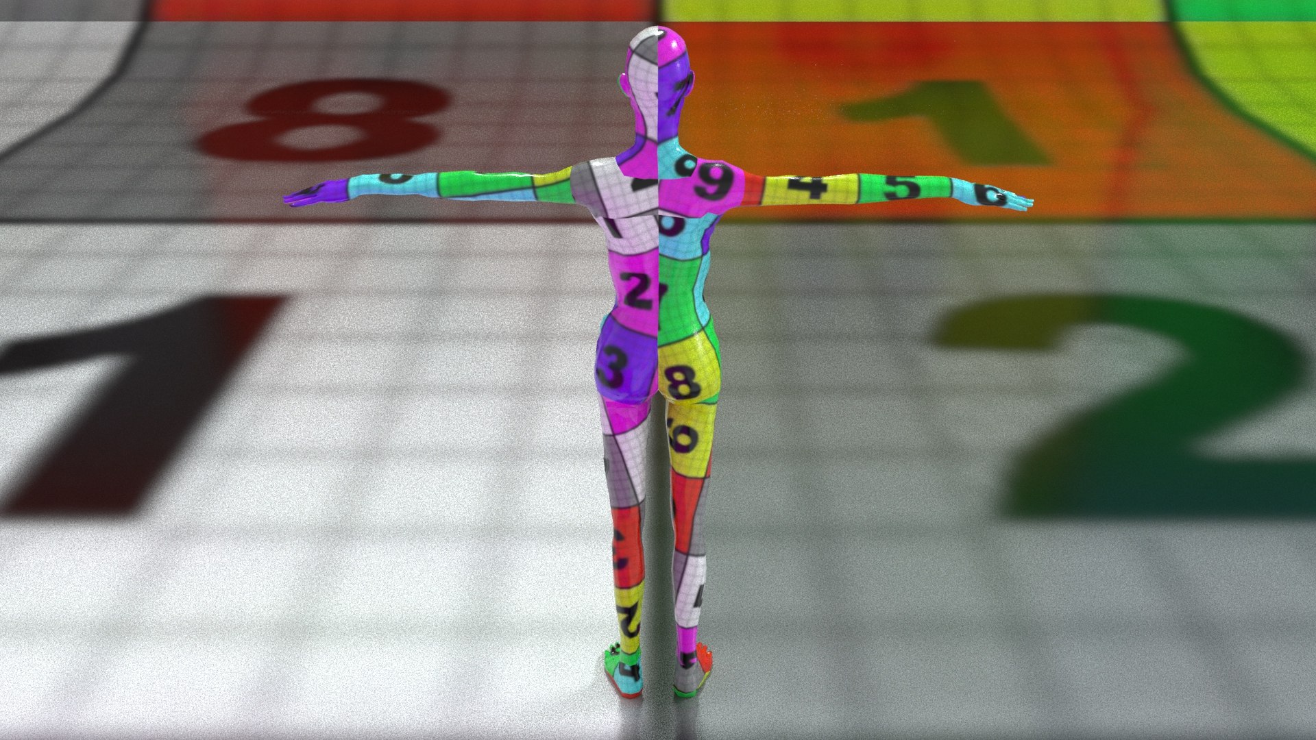 3D Model Laos Female Skinny Zombie - TurboSquid 2294772