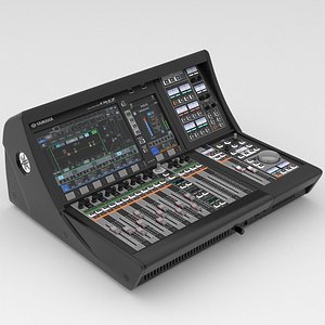 Yamaha DM7-EX Compact Digital Mixing Console with Expansion Controller 3D model