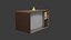Vintage low poly TV