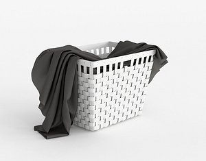 Foldable laundry basket 3D model - TurboSquid 1509511