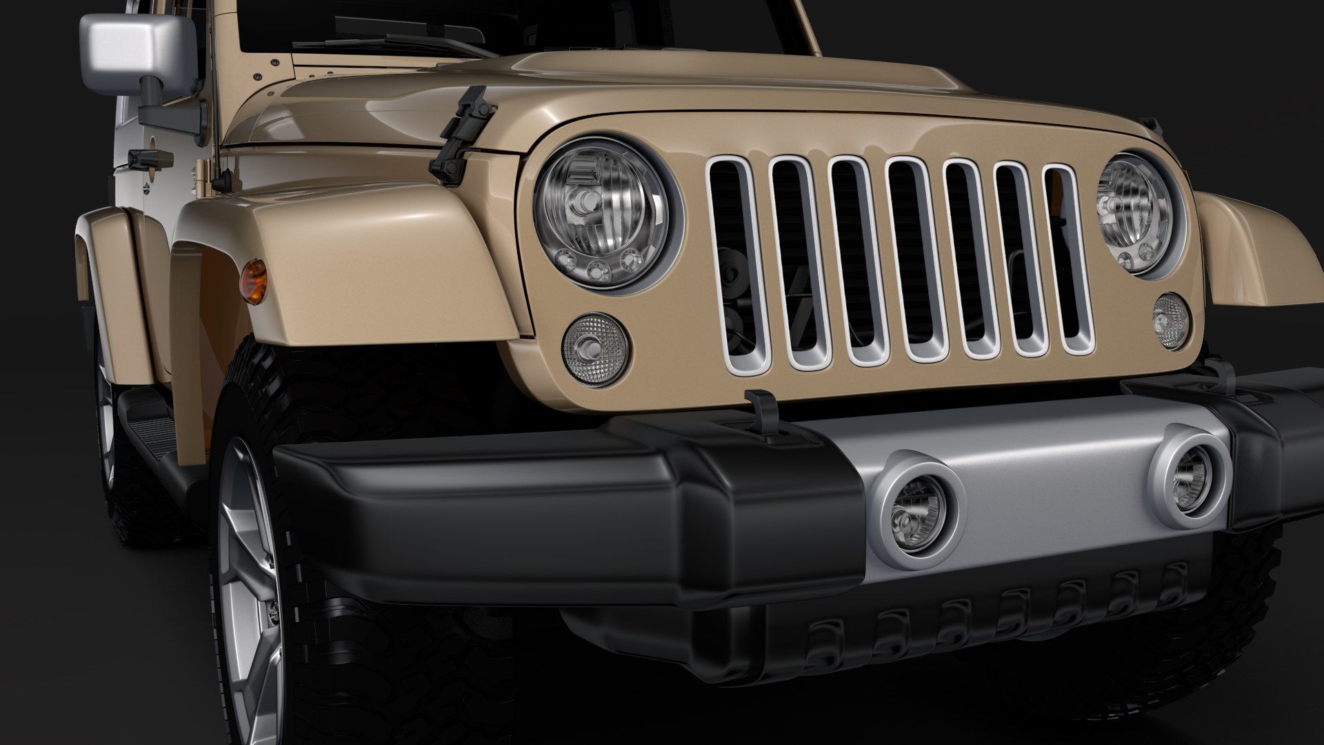 3D Jeep Wrangler Chief Jk Model - TurboSquid 1232291