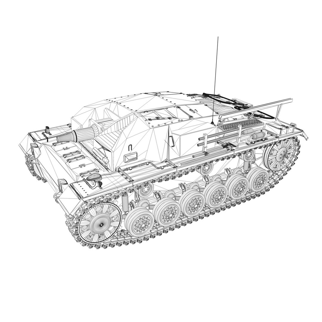 3d Model - Iii Stug Panzer Tank