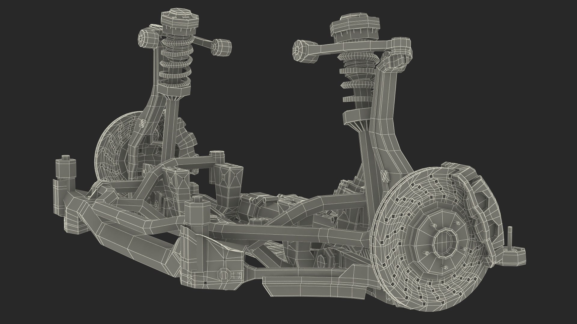 Car Suspension System 3D - TurboSquid 2204027