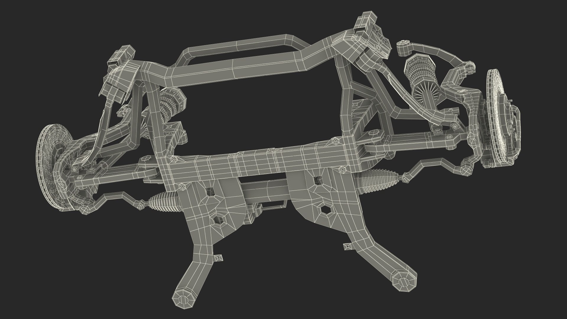 Car Suspension System 3D - TurboSquid 2204027