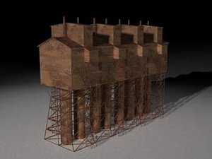 factory distillers 3d c4d