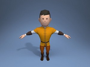 nobleman character ar 3D model