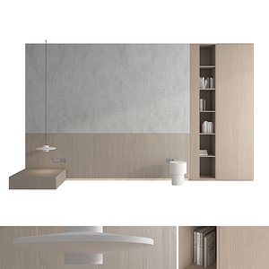 3D model Decorative wall panel set 124