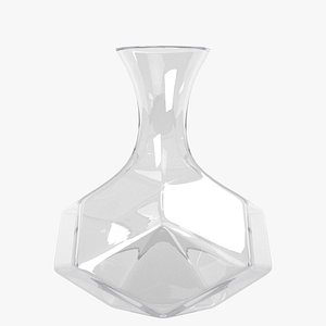 3D crystal decanter