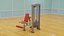 Beinpresse-Fitnessstudio