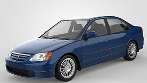 3D model Honda Civic VTEC
