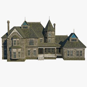 Old Abandoned House07 PBR Unity UE Arnold V-Ray Textures