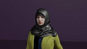 Hijab girl model