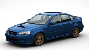 3D Subaru Legacy 2005 model