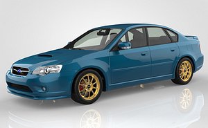 3D Subaru Legacy 2005 model