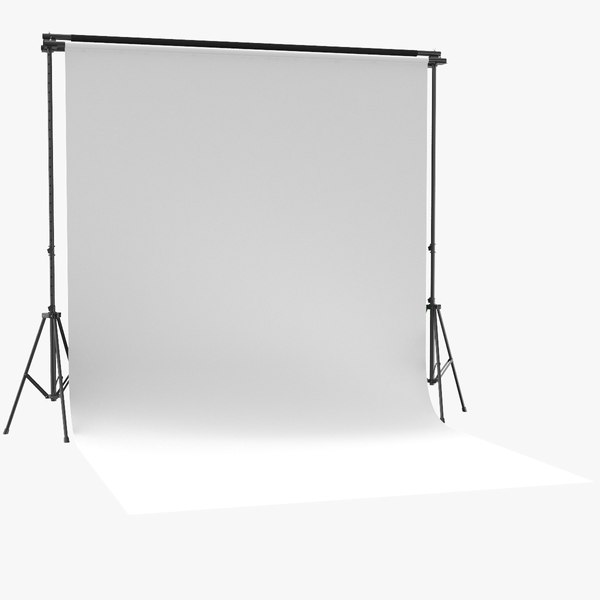 3D model photo real backdrop screen